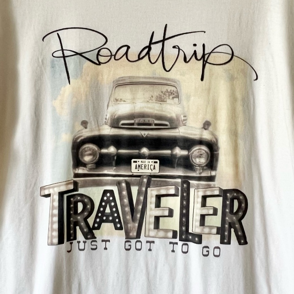 Roadtrip Traveler Graphic T Shirt Gildan Soft Style XL